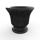 Gardenstone Fluted Urn Planters Gardenstone Etched Black